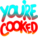 cooked Discord sticker from Green Grounds Cafe 21+