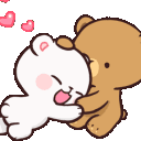 bearhuggies animated GIF emoji - Heart.exe