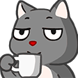 gatocafe Discord Emoji | Jogando Mundo a Fora