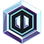 Diamond rank icon featuring a stylized gemstone shape with blue and purple highlights.