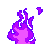 purpleflame animated Discord emote from ♡꒷꒦꒦꒷♡Sweetopia♡꒷꒦꒦꒷♡