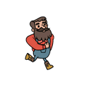 Comrade_Run_Point animated Discord emote from AdVenture Communist