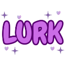574056lurk Discord sticker from 𝕄𝕚𝕤𝔽𝕚𝕥 ℂ𝕣𝕖𝕨