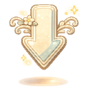 Arrow_down Discord sticker | Cozy Fork