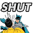 stfu Discord sticker - Secret Cult of Bakchods🥷