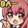 1_nv_GirlBa Discord sticker | ⛥⁺ 　 𓏺 　 .gg/cosmi
