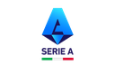 Serie A logo featuring a blue diamond shape above the Italian flag colors.