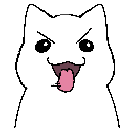 blehcat animated GIF emoji from Rabbit Hole