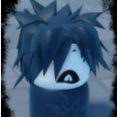 Roblox character with spiky hair and a wide, shocked open-mouthed expression.
