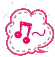 pink_music animated GIF emoji - Tambayan Ave.