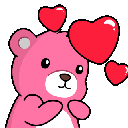 pink_bear animated emote from Outer Nowhere