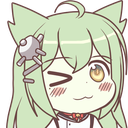 Akashi from Azur Lane winking with a playful expression.