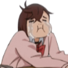 Momo_Crying custom emote from DanDaDan - Discord