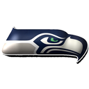 Seattle Seahawks logo featuring a stylized blue and gray hawk head facing right.