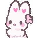 CutieRabbit animated Discord emote | ✨КиберЛапки🎮