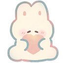 SoftBunnyHeartHug Discord sticker | 𝐕𝐚𝐧𝐢𝐥𝐥𝐚𝐂𝐚𝐟𝐞ˎˊ˗ ༘⋆ ¹⁸⁺