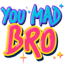 cartoon_youmadbro Discord sticker from FriendZone | Make Friends ⋅ Fun Chill Active Chat ⋅ VC Social Gaming ⋅ Memes ⋅ Nitro Emojis ⋅ Anime