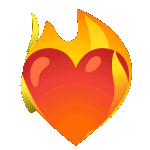 fireheart animated Discord emote - Snapchat Social Club™