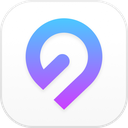Location pin icon featuring a blue to purple gradient on a white background.