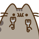 Pusheen_Hungry custom emote from ᏋᒪITᙓ