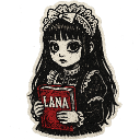 LanaSticker1 Discord sticker | WRVTHFUL • 18+ NSFW Goon Hub | Porn • Hentai • Egirls | 100K+ 🔥