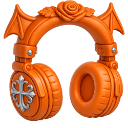 311260orangegothicheadphones Discord Emoji - 𝕄𝕚𝕤𝔽𝕚𝕥 ℂ𝕣𝕖𝕨