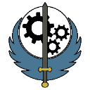 Fo1_Brotherhood_Corridor Discord sticker - Enclave76 | Enclave Executive Command