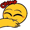 NOM custom emote from 🌙✨Moonlight Lounge✨🌙