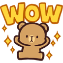 wooooow Discord sticker | 💜 Chatty Chatz 💜