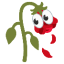wilted_rose_with_eyes Discord Emoji | JkLunars Campfire