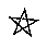 Four black line-art stars arranged in a horizontal row.