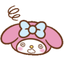 mymelodyemojidazed custom emote from bunette Ი⑅𐑼