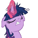 TwiBlahBlahBlah animated Discord emote from Friendship Academy - MLP