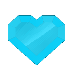 lightbluegemheart animated emote from 🌴 ✨   U T O P I A   ✨ 🌴
