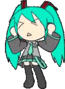 mikuvibin animated GIF emoji | trans chompers