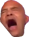 Carlos Matos screaming with his eyes closed in a high-energy pose.