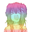 HyperRainbow animated GIF emoji | Luminous Lounge