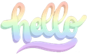 text_hello Discord Emoji - Luminous Lounge