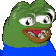 Pepe the Frog face undergoing a progressive, colorful, and psychedelic visual distortion.