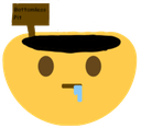 Brainless Discord sticker from Ga[y]ming House