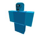 Diamond Zombie character with a wide-eyed, shocked expression in a blocky blue style.