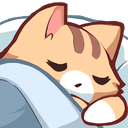 NekoSleep Discord sticker from 🌹PlayGSL❤