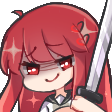 ygirl_sword Discord Emoji from Anime Sekai
