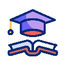 graduateezgifcomgifmaker animated Discord emote from FancyMan Academy ™