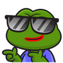 pepe_Sunglasses custom emote | Bitplay