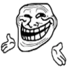 trollshrug custom emote from Autism Mansion