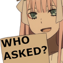 ANICHAT_WhoAsked custom emote | The Advanced Nurturing High School