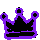 CrownPurpleBlack animated GIF emoji - Hell's . Paradise . OwO . PokéTwo