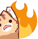 neko_fire animated emote - Fabulous Beast・Español [0.3K] 🌈