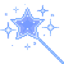 blue_wand animated Discord emote - ♡꒷꒦꒦꒷♡Sweetopia♡꒷꒦꒦꒷♡